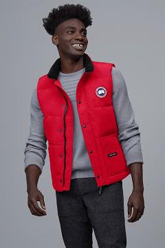 Chamarras Canada Goose Hombre Outlet - Freestyle Chalecos Rojos UO2148079